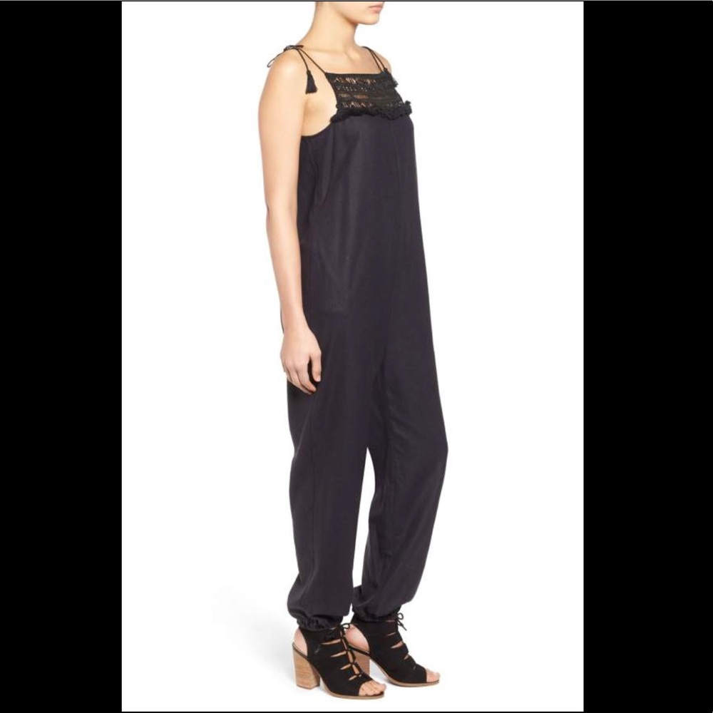❗️SOLD❗️Madewell Black Mirasol Jumpsuit MSRP $148 - Picture 3 of 7